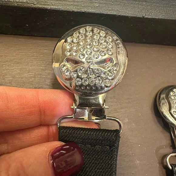 Harley-Davidson Boot Clip / Boot Clip Skull Willie G. - Picture 2 of 4